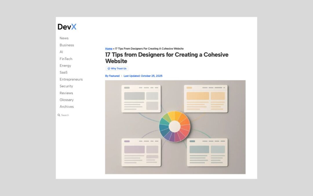 17 Tips from Designers for Creating a Cohesive Website