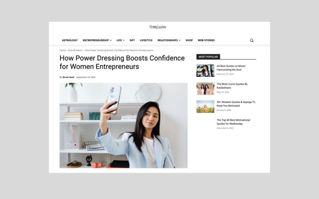 Power Dressing for Women Entrepreneurs