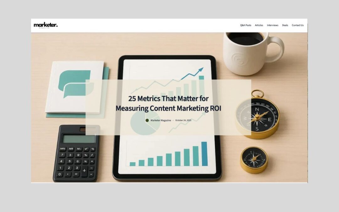 25 Metrics That Matter for Measuring Content Marketing ROI